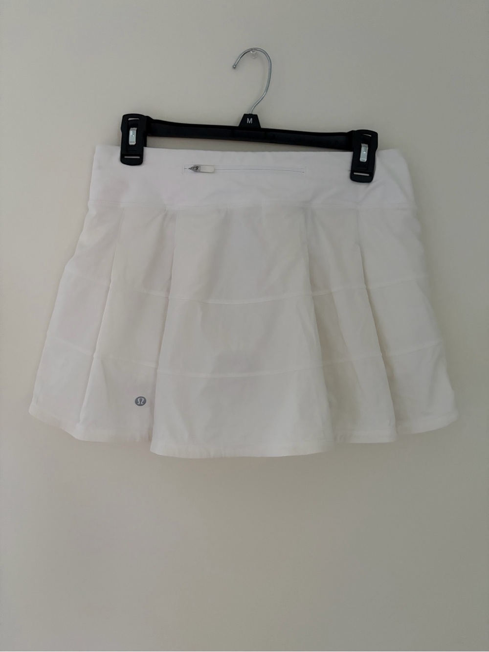 Lululemon Pace Rival White Pleated Active Skirt size 6